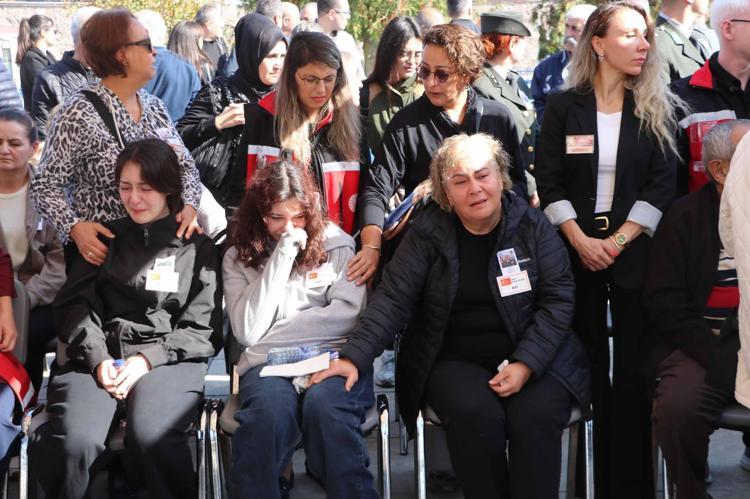 Ankara'da kazada şehit olan Albay Gökgöz, son yolculuğuna uğurlandı