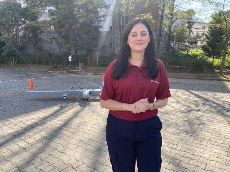 İnsansız hava aracı BAHA, Rize'de öğrencilerle buluştu
