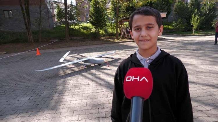 İnsansız hava aracı BAHA, Rize'de öğrencilerle buluştu
