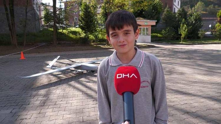 İnsansız hava aracı BAHA, Rize'de öğrencilerle buluştu
