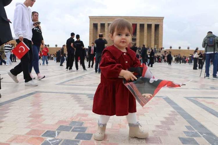 Anıtkabir’de Cumhuriyet Bayramı coşkusu