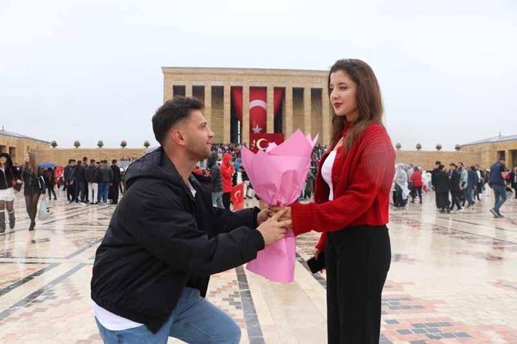 Anıtkabir’de Cumhuriyet Bayramı coşkusu