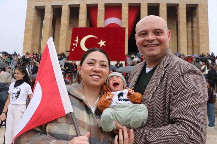 Anıtkabir’de Cumhuriyet Bayramı coşkusu