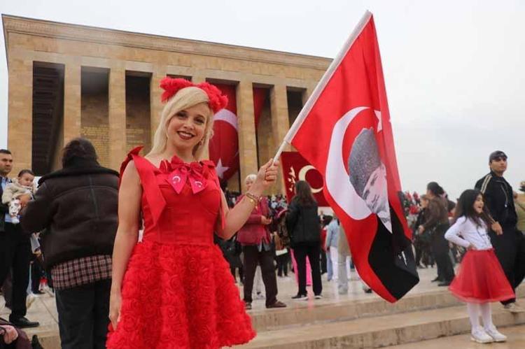 Anıtkabir’de Cumhuriyet Bayramı coşkusu