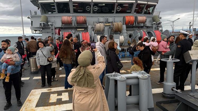 TCG Işın, Tekirdağ'da ziyarete açıldı