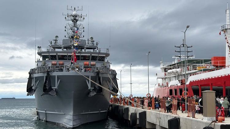 TCG Işın, Tekirdağ'da ziyarete açıldı