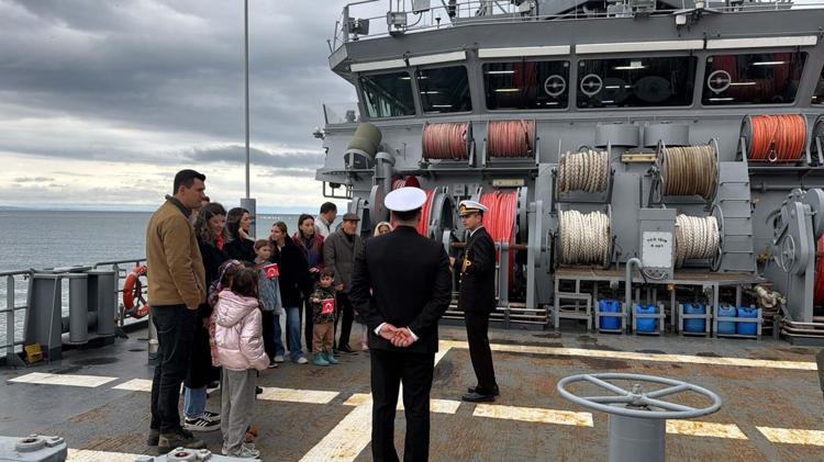 TCG Işın, Tekirdağ'da ziyarete açıldı