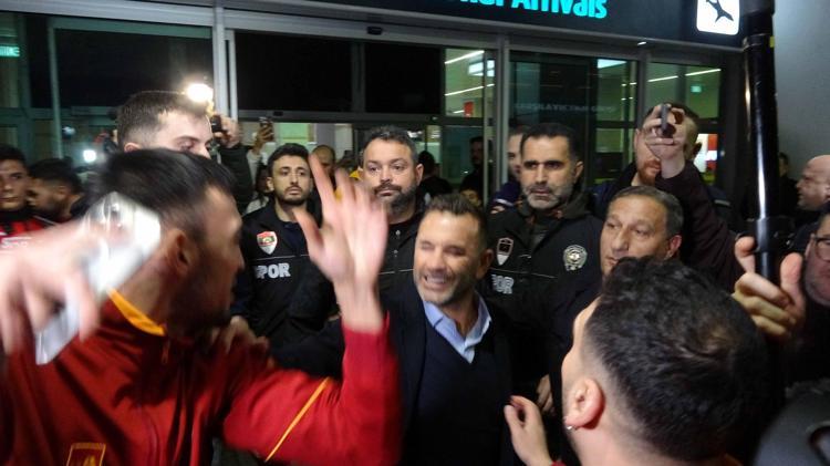 Galatasaray kafilesi, Konya'da
