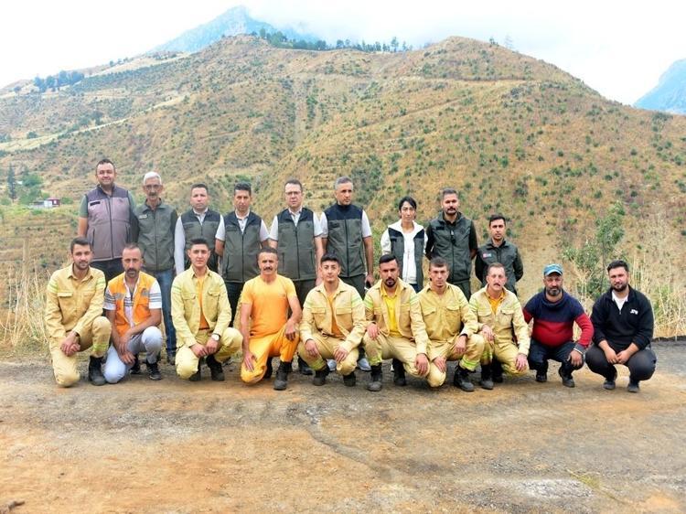 Şakalaşma sırasında atılan torpille yanan alan, 27 bin fidanla yeniden ağaçlandırıldı