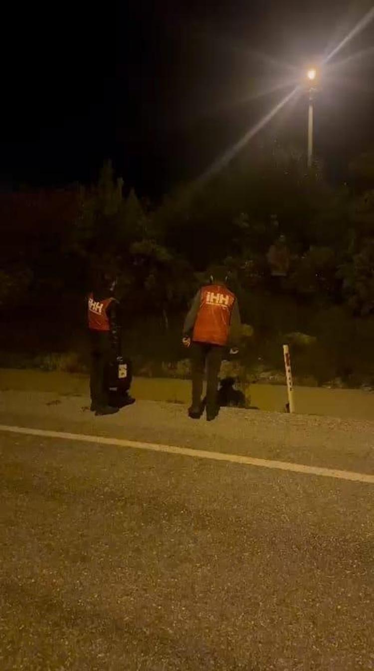 4 gündür haber alınamayan kişiyi arama çalışmaları termal dronla sürüyor