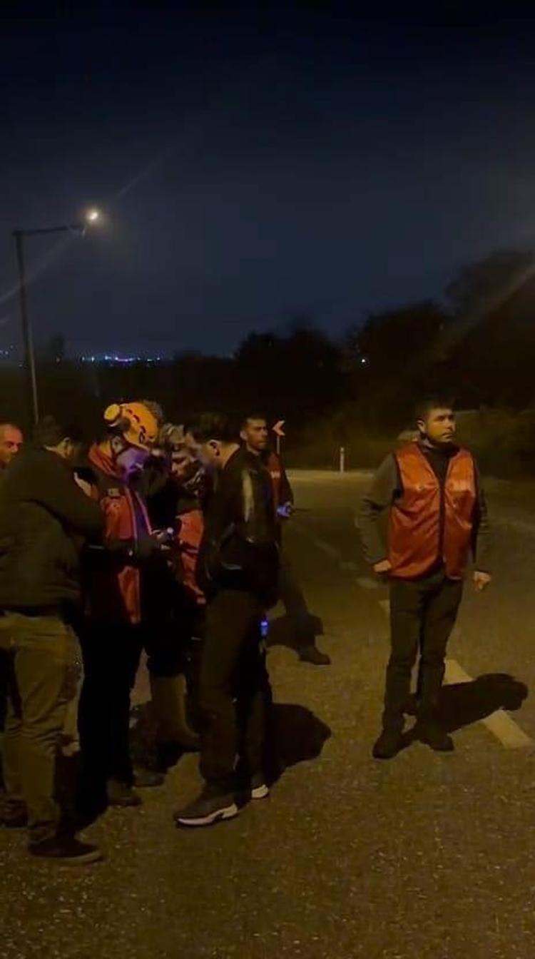 4 gündür haber alınamayan kişiyi arama çalışmaları termal dronla sürüyor