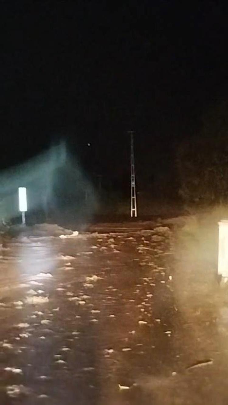 Elazığ’da sağanak sele neden oldu, üzüm bağları su altında kaldı