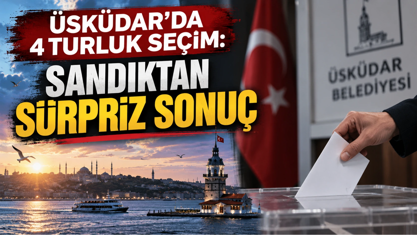 Üsküdar’da 4 turluk seçim: Sandıktan sürpriz sonuç
