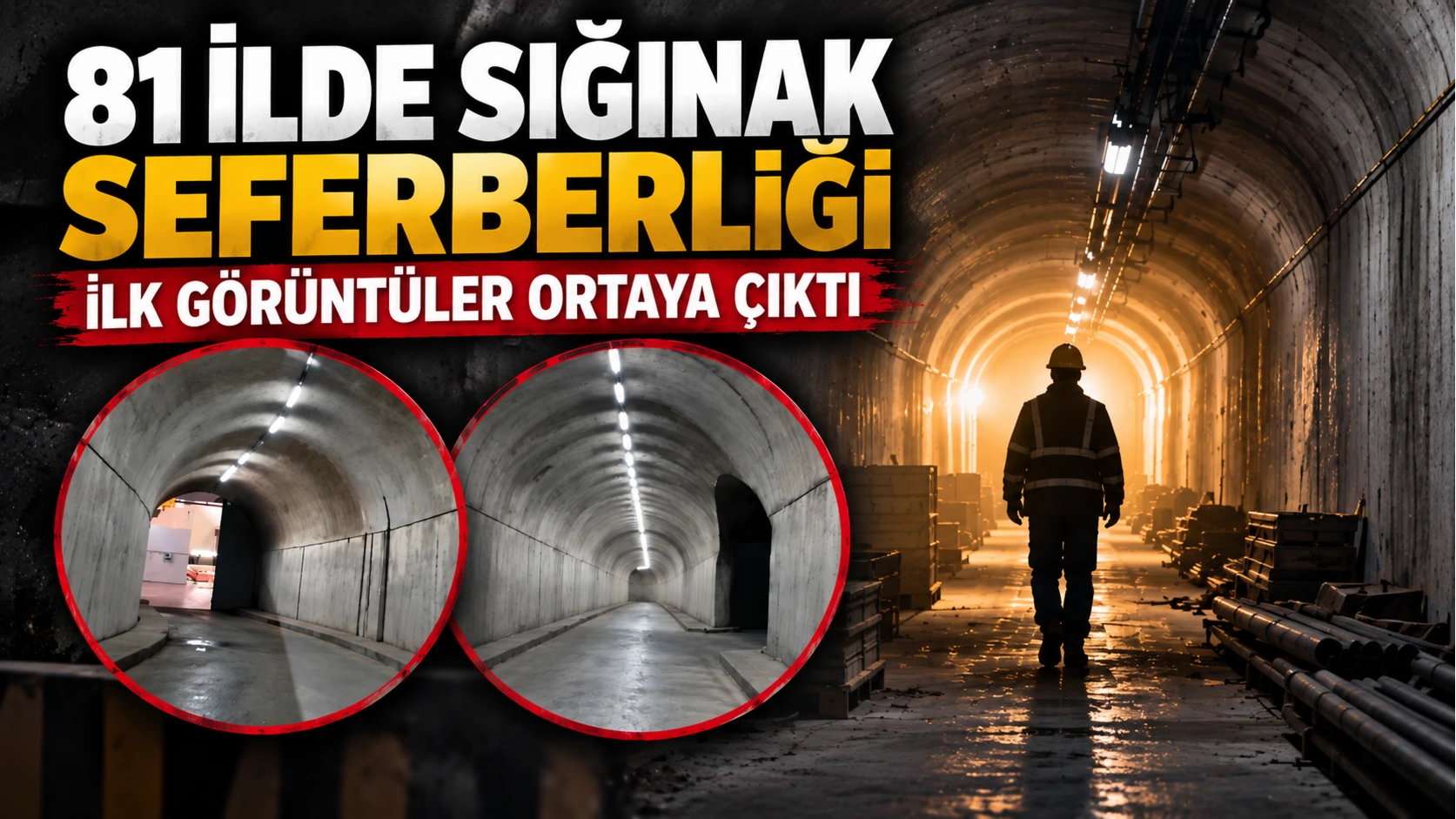81 ilde sığınak seferberliği: İlk görüntüler ortaya çıktı